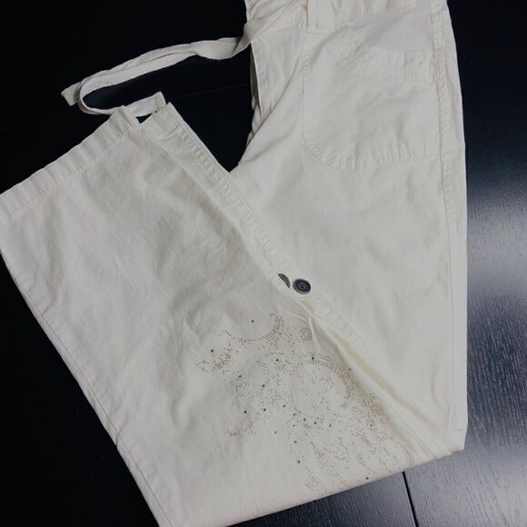 STYLE & CO  White Cargo Pants for Summer - Picture 3 of 14